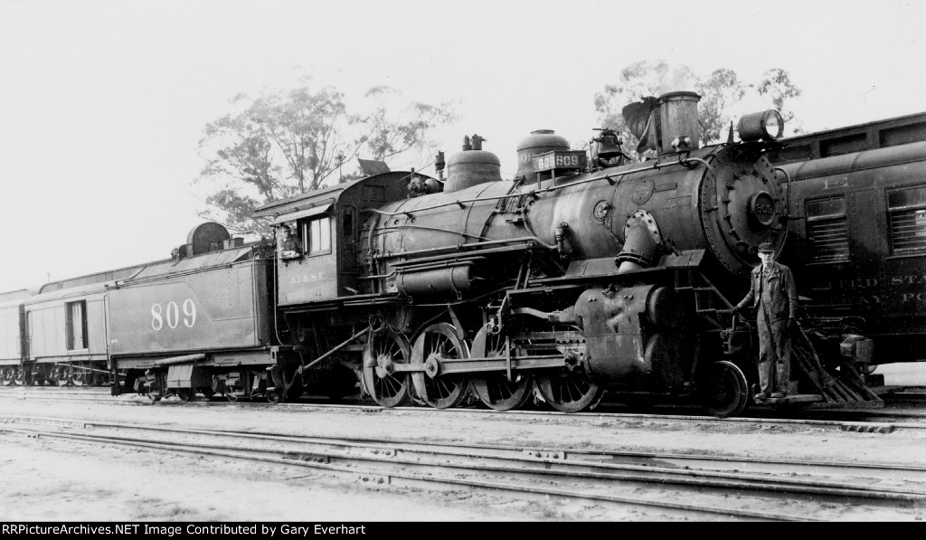 ATSF 2-8-0 #809 - Atchison, Topeka & Santa Fe